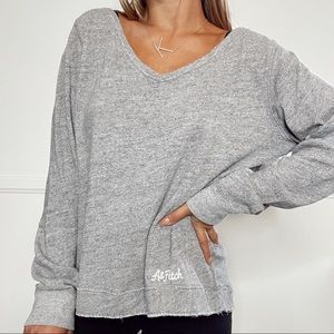 abercrombie gray long sleeve/ sweater